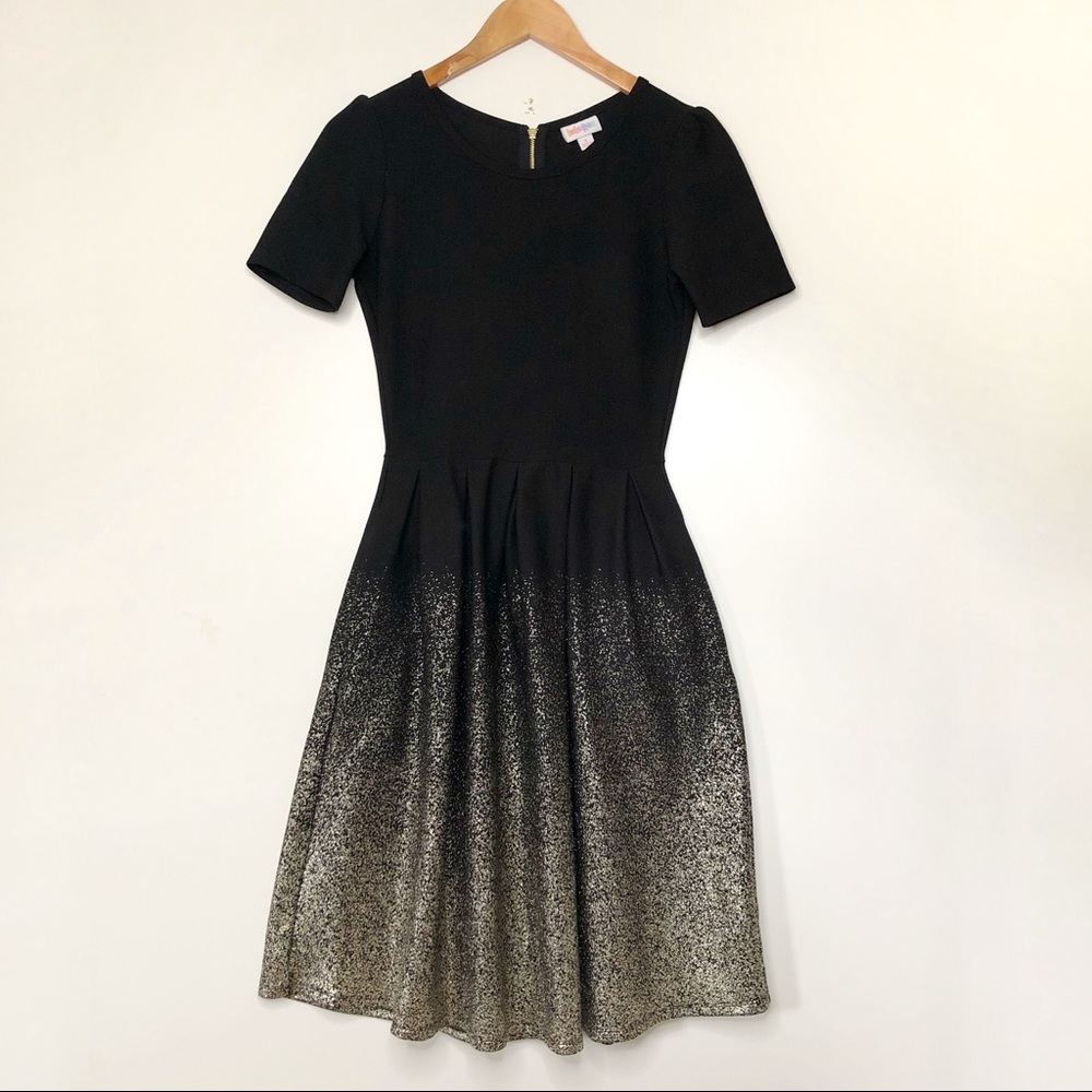Lularoe Elegant Amelia Fit and Flare Dress